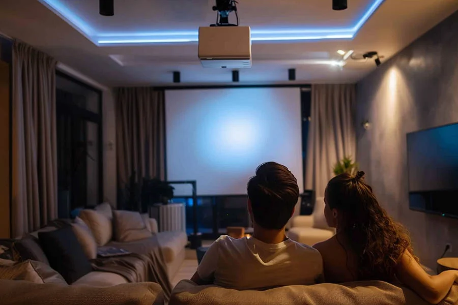 4k projector home theater